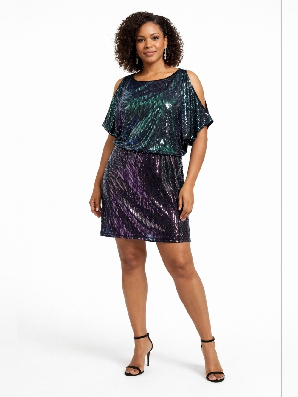 Xscape Sequins Mini Dress